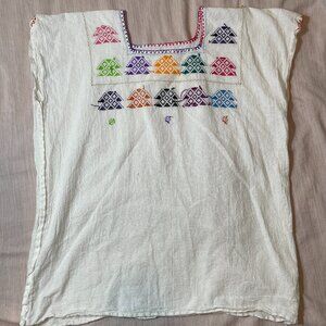 handmade mexican huipil